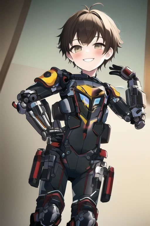 [NovelAI] 機器人 西裝 笑 傑作 [插畫]